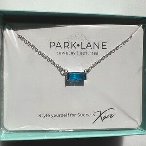 Park Lane Silver Blue Necklace